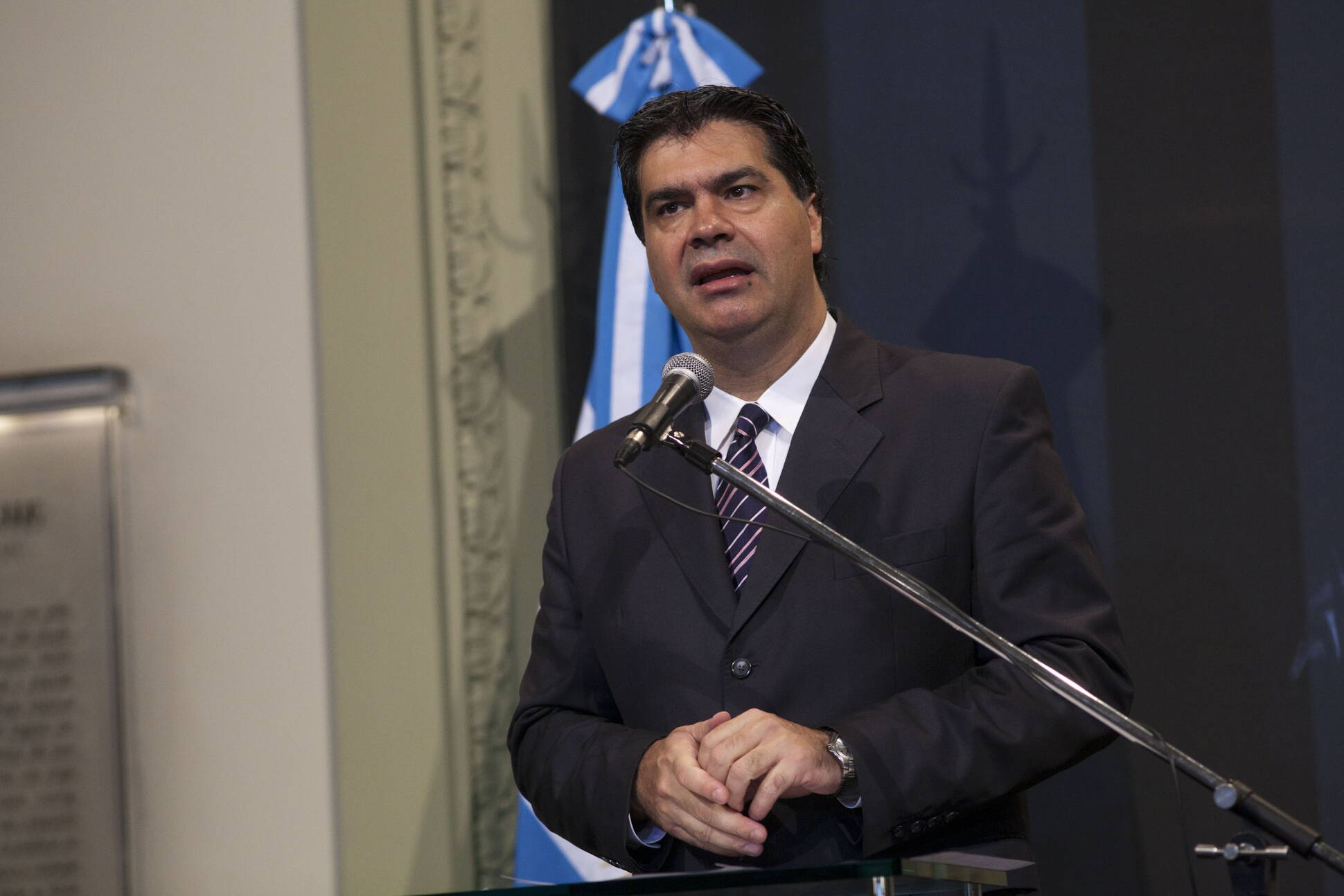 Declaraciones del jefe de Gabinete, durante su conferencia de prensa en Casa Rosada.