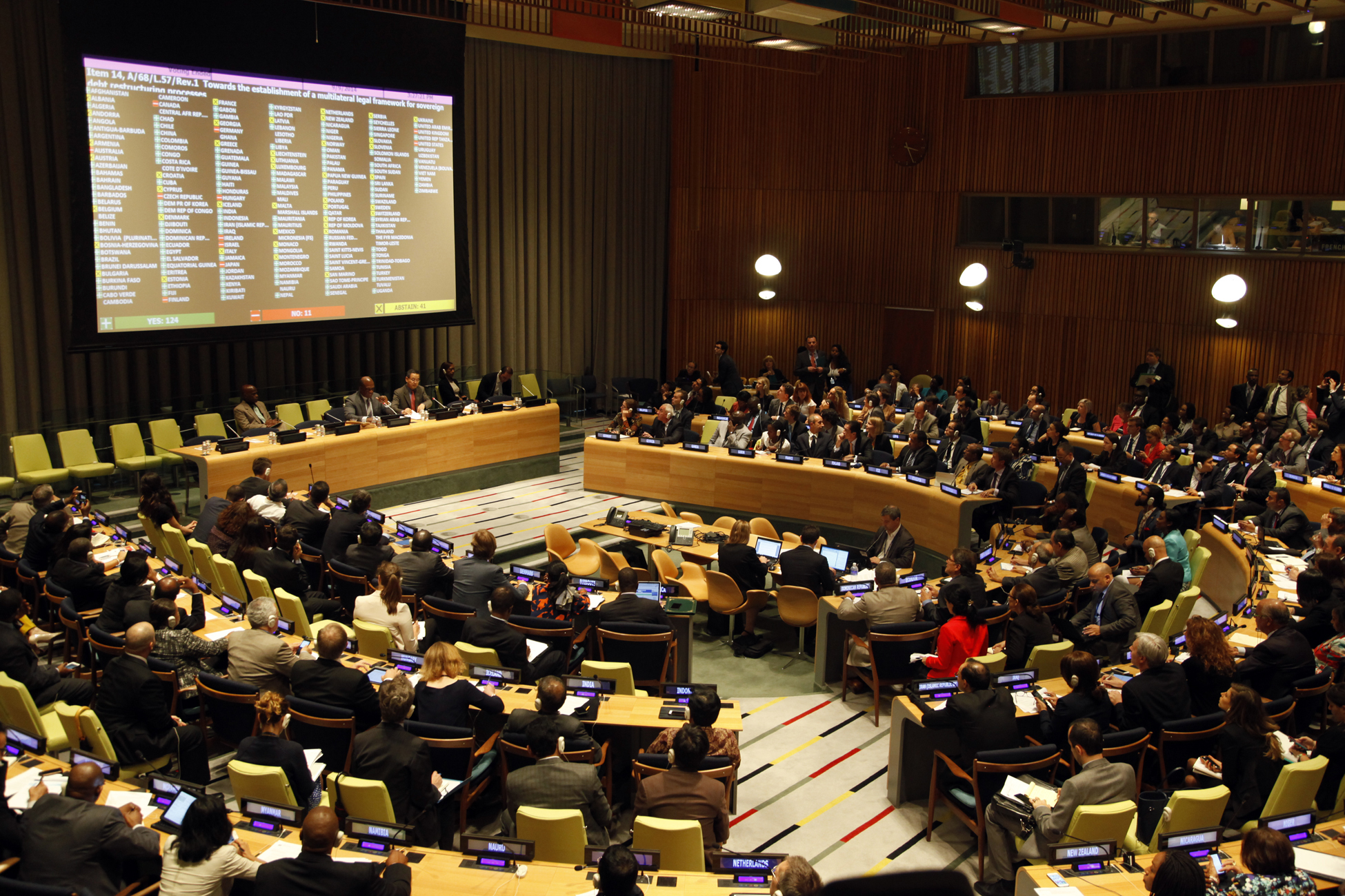 Imagen de la Asamblea de la ONU