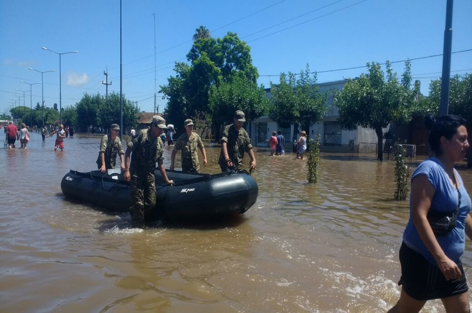 Continúa la asistencia a las poblaciones afectadas por las inundaciones