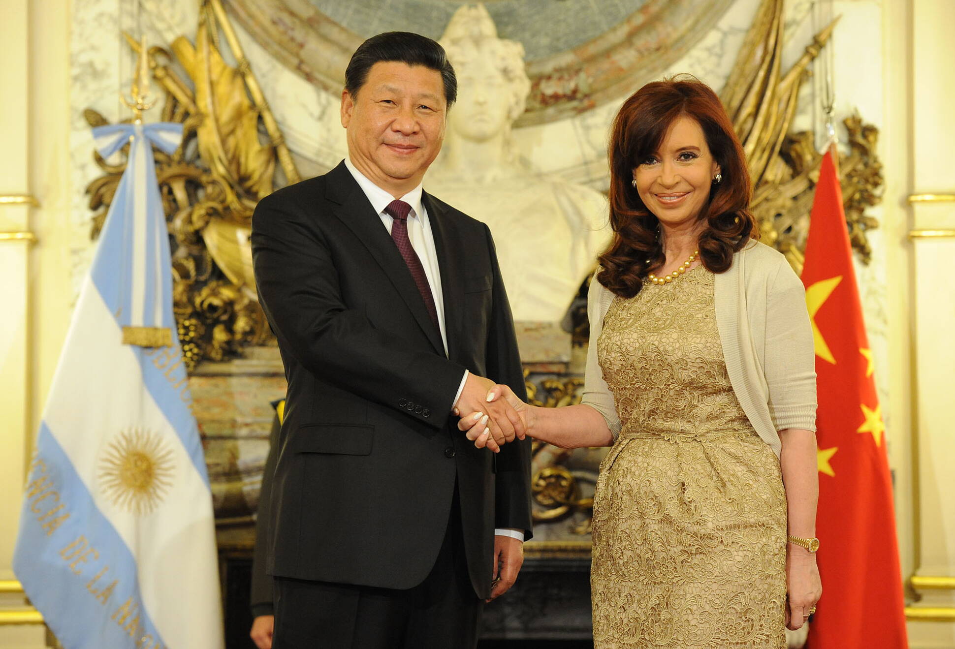 La Presidenta se reunió con su par de China, Xi Jinping