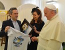 La Presidenta, el Papa Francisco y la comitiva oficial en el Vaticano