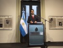 Declaraciones del jefe de Gabinete, durante la conferencia de prensa, en Casa Rosada.