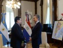 Macri se reunió con el presidente de Paraguay y el titular de la Conmebol