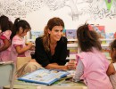 La Primera Dama visitó un jardín de infantes en Tigre