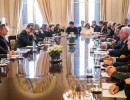 El Presidente encabezó una reunión de la Mesa de Competitividad Lechera