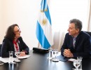 Macri tuvo un encuentro con la titular de la Secretaría General Iberoamericana