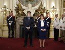 Palabras del Presidente de la Nación, Javier Milei en la entrega de Sables a las Fuerzas de Seguridad, en el Salón Blanco de la Casa Rosada