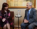 La Presidenta y el empresario George Soros