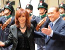 La Presidenta se reunió con Silvio Berlusconi