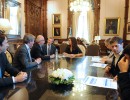 Cristina Fernández recibió a directivos de la empresa Total
