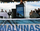 En el 31º aniversario del inicio de la Guerra de Malvinas, la Presidenta rindió homenaje a quienes dieron la vida por la Patria