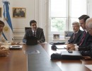 El jefe de Gabinete se reunió con directivos de la Cámara de la Industria Aceitera de la República Argentina