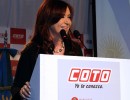 “A las empresas argentinas las sentimos como propias”, afirmó la Presidenta en Esteban Echeverría