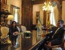 La Presidenta recibió a su par de Ecuador, Rafael Correa