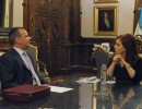 La Presidenta se reunió con el gobernador Martín Buzzi