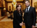 Cristina Fernández recibió a Ricky Martin