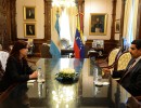 La Presidenta recibió a su par de Venezuela, Nicolás Maduro