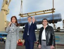 La Presidenta recorrió los nuevos trenes para el Ferrocarril Mitre