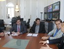 El jefe de Gabinete se reunió con el titular de YPF, en Casa Rosada