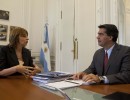 El jefe de Gabinete  se reunió con Alejandra Gils Carbó
