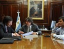 Amado Boudou recibió al intendente de Bahía Blanca