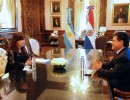 La Presidenta recibió a su par de Paraguay, Horacio Cartés