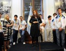 “Nos han llenado de orgullo a todos los argentinos”, dijo Cristina Fernández a los deportistas que participaron de los Panamericanos