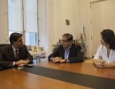 El jefe de Gabinete se reunió con los senadores Guillermo Pereyra y Lucila Crexell