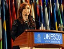 Nuestras Abuelas son la superación de un momento trágico y doloroso que vivimos en Argentina, dijo la Presidenta en la Unesco