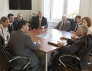 El jefe de Gabinete se reunió con representantes de la Cámara Argentina- Brasileña