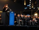 “Más temprano que tarde, los argentinos van a poder votar a todos los órganos políticos de la Constitución”, afirmó la Presidenta