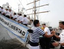 La Fragata Libertad inició el viaje de retorno a nuestro país