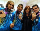 La Jefa de Estado felicitó a los atletas paralímpicos