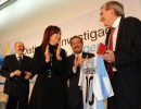La Presidenta premió a destacados científicos argentinos
