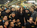 La Presidenta inauguró la ampliación de la planta de Pirelli, en Merlo