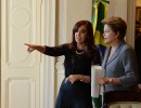 La Presidenta recibió a su par de Brasil, Dilma Rousseff
