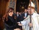 La Presidenta encabezó el Tedeum en la Basílica de Luján 