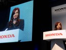 La Presidenta inauguró la planta de Honda en Campana