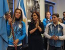 Cristina Fernández despidió a los deportistas que participarán en Londres 2012