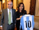 Cristina Fernández recibió a Alejandro Sabella
