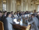 Capitanich recibió al gobernador, legisladores e intendentes de La Rioja