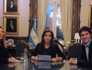 Cristina Fernández recibió a Rosana Bertone