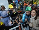 La Presidenta reafirmó su compromiso de extender las obras públicas que mejoran la calidad de vida de los argentinos