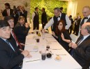 Cristina Fernández inauguró el nuevo comedor de Casa Rosada