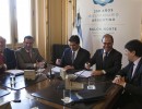 El jefe de Gabinete se reunió con el ministro de Infraestructura de Chile 