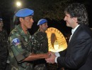 El Vicepresidente visitó Haití y ratificó el compromiso argentino con la paz