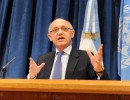 Argentina apoya el diálogo, falta Gran Bretaña, afirmó Timerman en la ONU