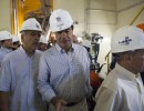 Capitanich y De Vido visitaron la central nuclear Atucha II