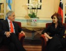 La Presidenta se reunió  con su par de Chile, Sebastián Piñera