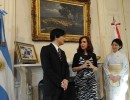 La Presidenta recibió a sus altezas imperiales del Japón, el príncipe y la princesa Akishino